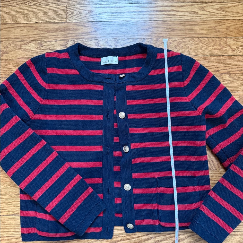 Becool striped old money women’s sweater size medium